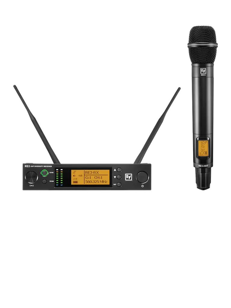 Imagen de BOSCH M_RE3ND866M - Set de Micrófono Inalámbrico con Cápsula ND86 / Supercardioide / 653-663 MHz