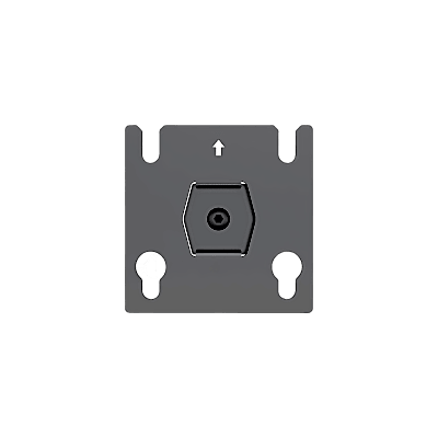 Accesorio_ Placa Adaptadora para Panel LED 30 x 15 mm | Incluye Tornillos y Tuercas | Dimensiones 70 x 90 x 2.5 mm | Diámetro de Perforación 8.5 mm | Facilita Instalación de Paneles LED