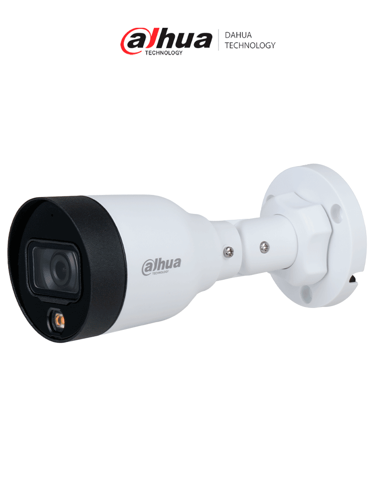 Imagen de DAHUA DH-IPC-HFW1239S1-A-LED-S6 - Camara IP Bullet 2 MP/ Full Color/ 2.8 mm/ 102° de apertura/ micrófono integrado/ H.265+/ luz visible de 15 m/ IP67/ PoE /DWDR