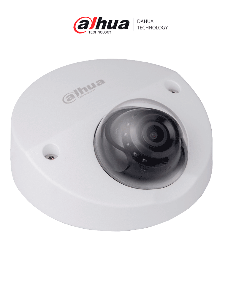 Imagen de DAHUA HDBW3231FN-M- Camara IP Domo de 2 Megapixeles/ Especial para NVR Movil/ Lente de 2.8mm/ 110 Grados de Apertura/ Microfono Integrado/ IR de 23 Metros/ WDR Real/ IP67/ IK10/ PoE/