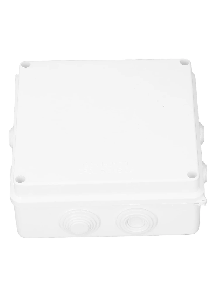 Imagen de SAXXON PB150 - Caja de conexiones con 8 entradas / PVC libre de halógenos / Compatible con cámaras Bullet / Domo / Dimensiones 150 x 150 x 70 mm (Ancho x Alto x Fondo) / IP55