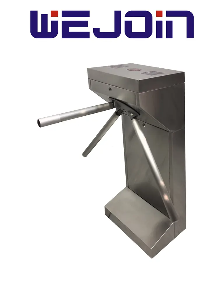 Imagen de WEJOIN WJAT215 - Torniquete Bidireccional 6 Millones de Ciclos para Alto Flujo en Acero Inoxidable con Indicador LED Pase  Exterior Protegido pase 25 - 35 Personas por Minuto Compatible con Cualquier Control de Acceso