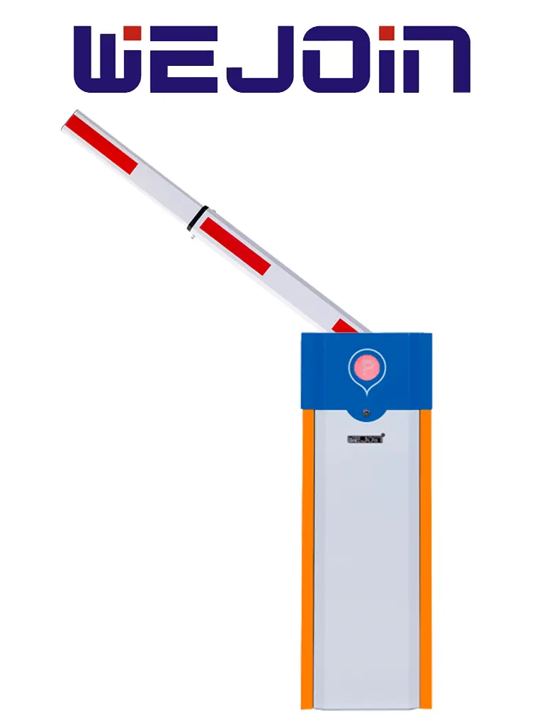Imagen de WEJOIN WJCB101VFIR56TC - Barrera Vehicular Derecha con Brazo Telescópico de 4m - 6m, Motor de 24VCC, Velocidad 5 Segundos, Dirección Ajustable, 6,000,000 Ciclos Uso Continuo