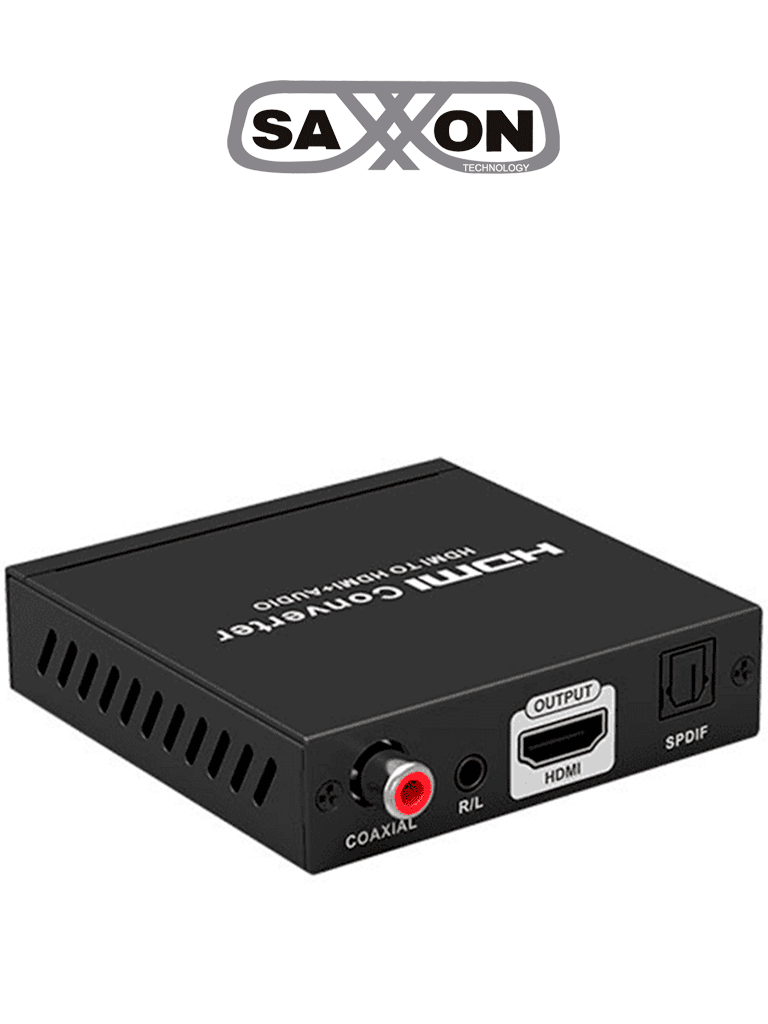 Imagen de SAXXON LKV3061 - Separador de Audio HDMI/ Soporta Extracción de Video y Audio/ Conexion de Audio a traves de SPDIF & Coaxial o 3.5mm/ Resolucion de Video 4Kx2K@60Hz