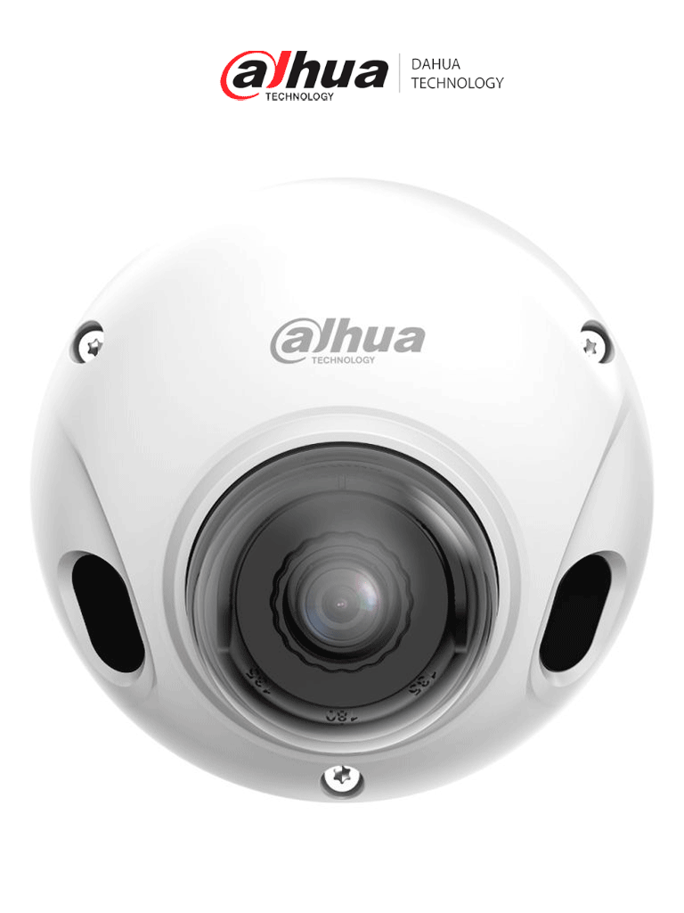 Imagen de DAHUA DH-DAE-CPC5241FPN-0280B - Cámara IP Domo para NVR Movil de 2 Megapixeles, lente de 2.8mm con  106.9° de apertura, IR de 20m, WDR de 120dB, y es ideal para conteo de personas en vehículos. Resistente IP67 e IK10.