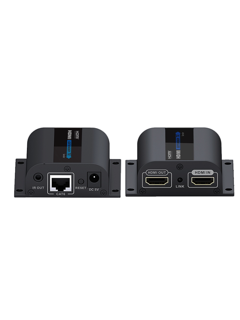 Imagen de SAXXON LKV372PRO- Kit extensor de video HDMI/ Resolucion 1080p/ CAT 6/ 6A Cobre / Hasta 50 metros/ Loop HDMI en transmisor/ Transmisor IR/ Plug and play