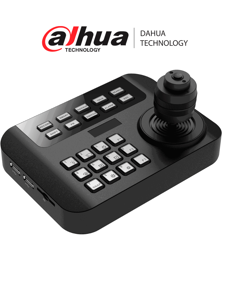 Imagen de DAHUA MKB1100- Teclado y Joystick Especial para MDVR y MNVR. Control PTZ móvil, conexión USB, 22 botones programables, joystick de 3 ejes, alimentación 5VDC. Diseño compacto y funcional, ideal para el manejo remoto de sistemas de videovigilancia.