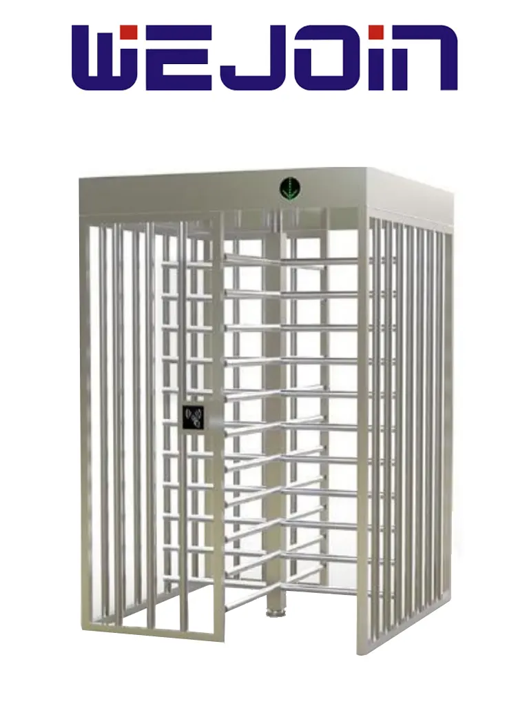 Imagen de WEJOIN WJFTH603B - Torniquete Sencillo de Cuerpo Completo Bidireccional en Acero 304 Inoxidable para Exterior 5 Millones de Ciclos pase 25-35 Personas por Minuto Compatible con Controles de Acceso
