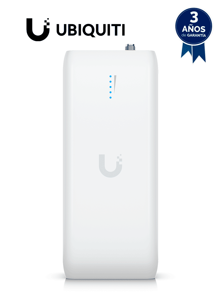 Imagen de UBIQUITI UDB - Inyector POE inalámbrico de 5GHz con velovidad de 867 Mbps , 1 puerto RJ45, 802.3af 15W, se conecta a AP UniFi  inalambricamente, (AutoLink) , Plug and Play.