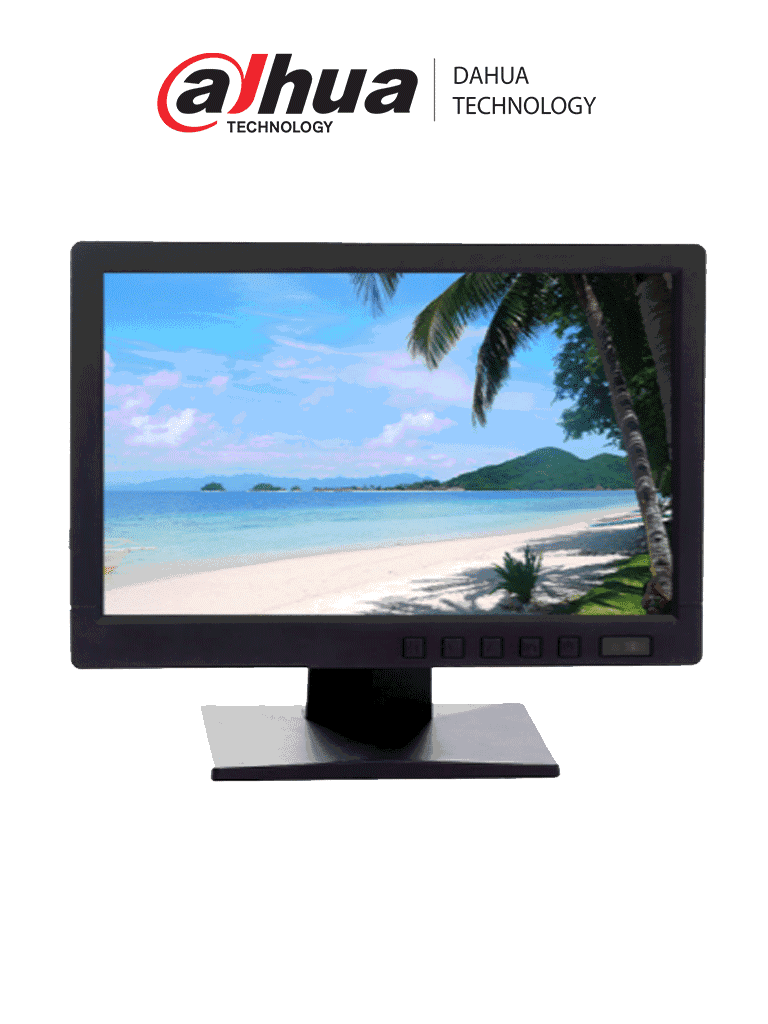 Imagen de DAHUA DH-LM10-V100 - Monitor LCD de 10 Pulgadas/ Especial para DVRs Moviles/ Optimizado Operacion continua/ PM/ Soluciones Moviles