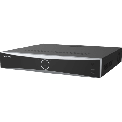[Acusearch] NVR 12 Megapixel (4K) / 16 canales IP / 16 Puertos PoE+ / AcuSense (Evita Falsas Alarmas) / Reconocimiento Facial / 4 Bahías de Disco Duro / Switch PoE 300 mts  / HDMI en 4K / Alarmas I/O