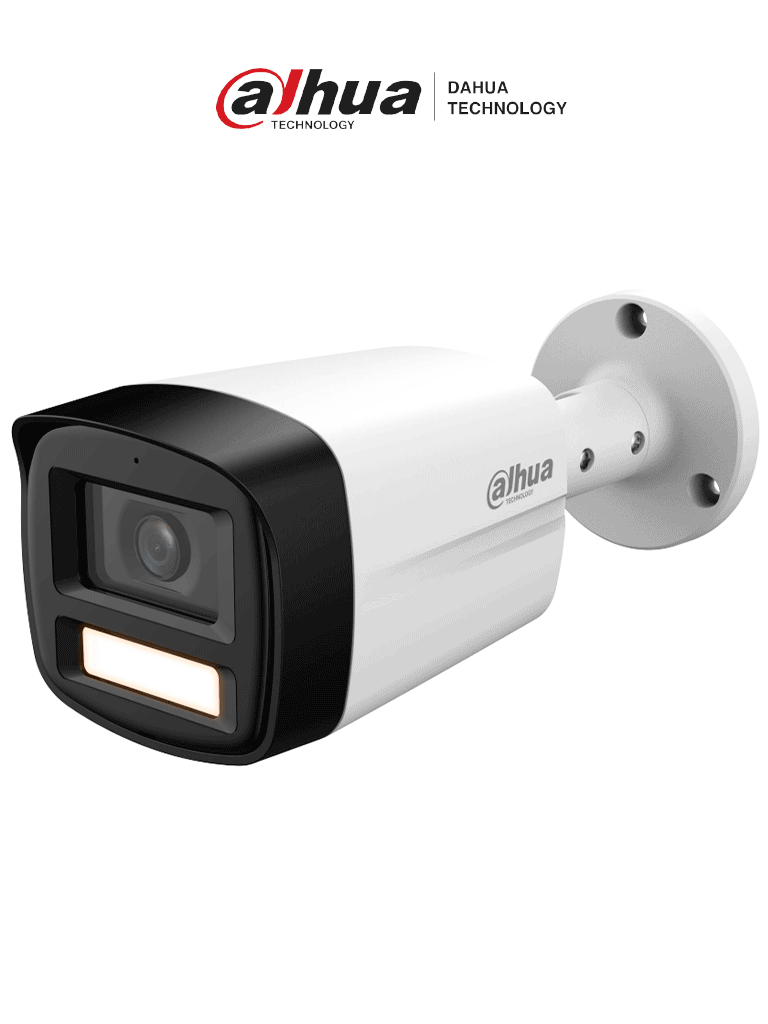 Imagen de DAHUA DH-HAC-HFW1209TLMN-LED-0280B-S3 - Cámara Bullet de 2MP Full Color en 1080p con lente de 2.8mm, ángulo de 108° y alcance de iluminación de 40m, DWDR, IP67 compatible con CVI/CVBS/AHD/TVI.