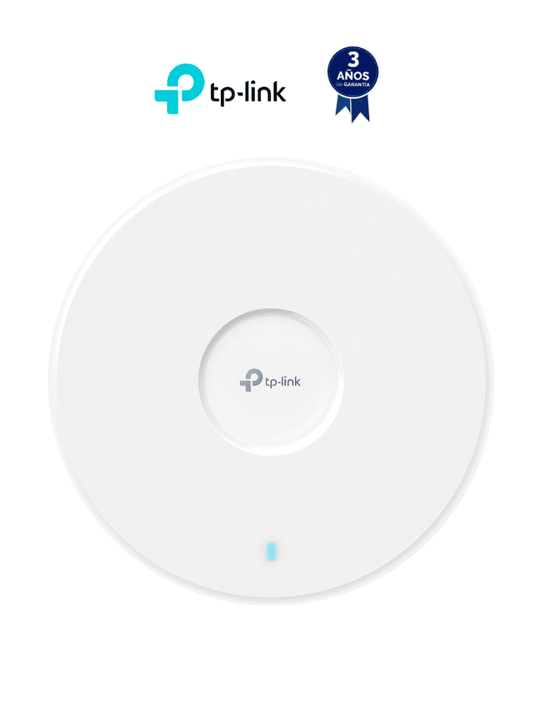 Imagen de TP-LINK EAP723 - Punto de acceso Wi-Fi 7 de montaje en techo BE3600 , Hasta 2882 Mbps en 5 GHz + 688 Mbps en 2.4 GHz  , Puerto Ethernet 2.5G , Ancho de banda de 160MHz ,  Tecnología Multi-RU para uso de las 2 bandas con alto rendimiento , Mesh