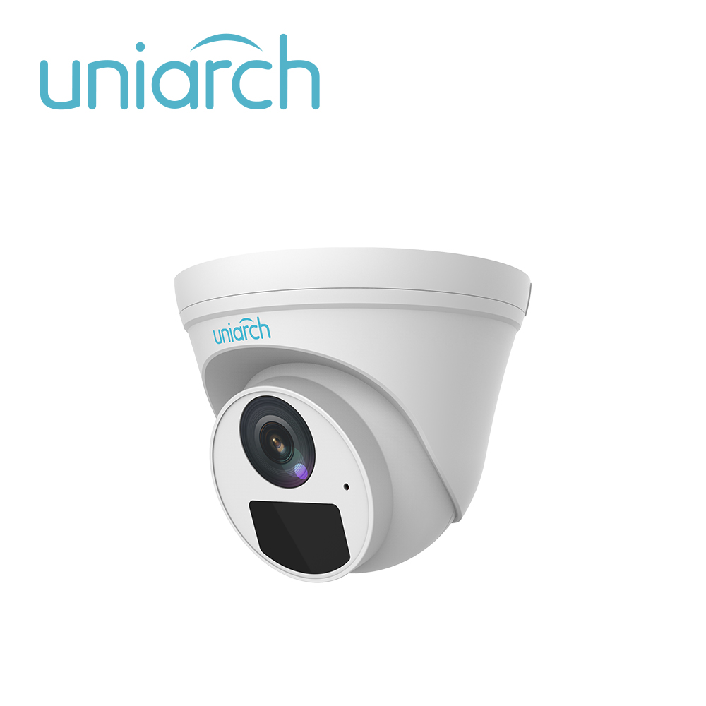 CAMARA IP TURRET UNIARCH IPC-T122-APF28-E / 2MP / LENTE-FIJO-2.8MM / DWDR / IR30M / MICROFONO-INTEGRADO / DIGITAL DEFOG / ONVIF / 3-AXIS / IP67 / ULTRA265 / POE-AF / 12 VCD