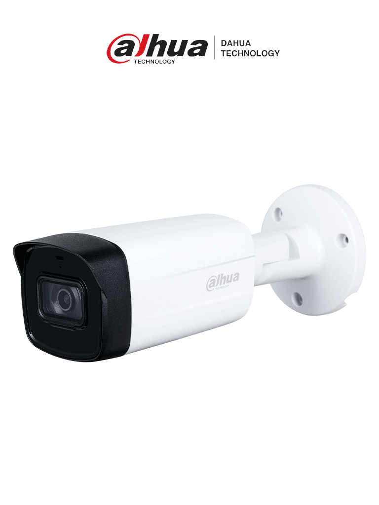 Imagen de DAHUA HAC-HFW1500TH-I8 - Camara Bullet de 5 Megapixeles/ Lente de 3.6 mm/ 92 Grados de Apertura/ IR de 80 Mts/ IP67/  Soporta: CVI/CVBS/AHD/TVI/