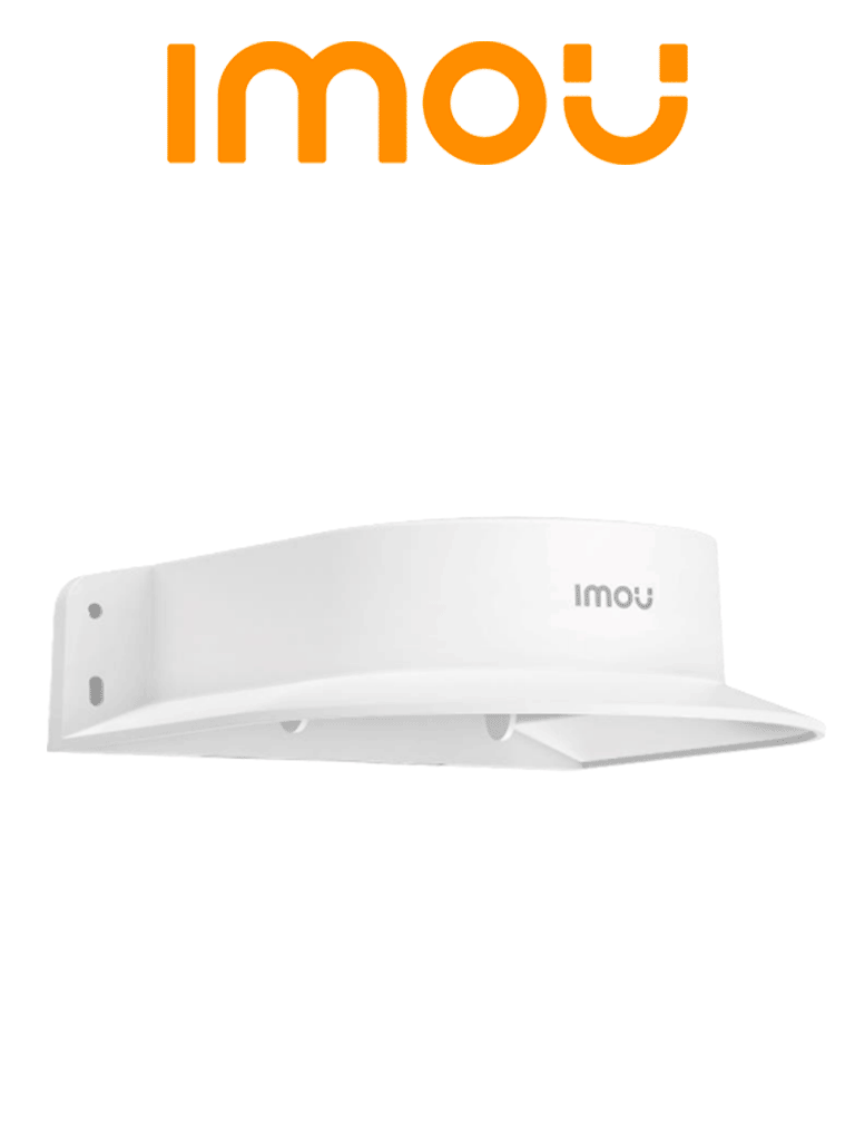 Imagen de PFB-RC Soporte de protección contra la lluvia para cámaras IMOU - Series Ranger (Mini, Pro, Dual, 2C).  fácil de instalar y admite instalaciones tanto en pared como en poste.