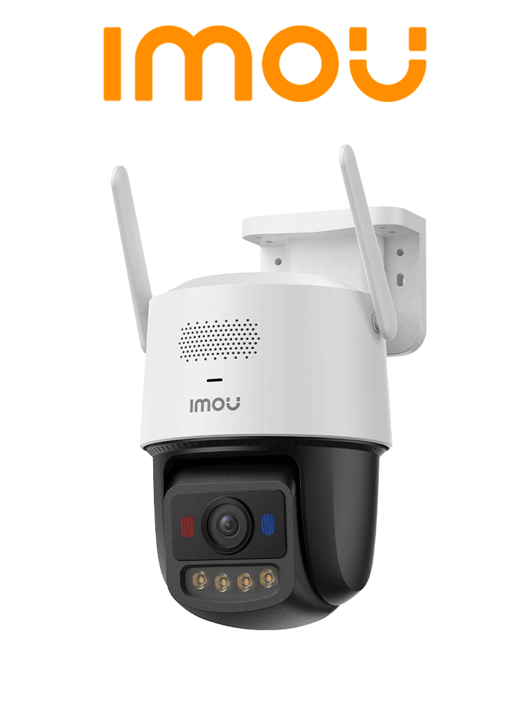 Imagen de IMOU IPC-U7LN-6V0NE - Titan Pro 6MP P, WIFI, LENTE DE 3.6MM, NIGHT VISIÓN: 30 MTS SD 512GB, ALGO PLAY, 2 LUCES DE ADVERTENCIA ROJAS Y AZUL, AUDIO EN DOBLE VIA, SIRENA DE 125DB DOBLE BANDA 2.4/5G, AURORA.