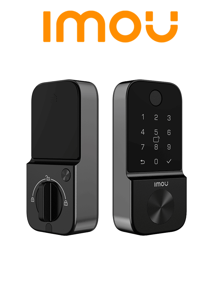 Imagen de ASL-Cubo1 Cerradura Inteligente Imou, Chapa Digital, Registro de 50 Huellas, Wifi, para Exterior, Tarjeta Mifare, Constraseña de Visitante.