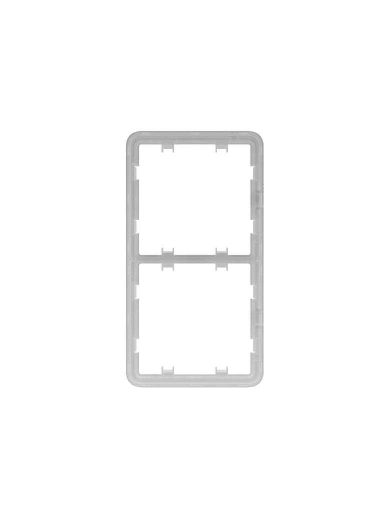 Imagen de AJAX Frame (2 seats) - Marco para instalación de LightSwitch de 2 espacios.
