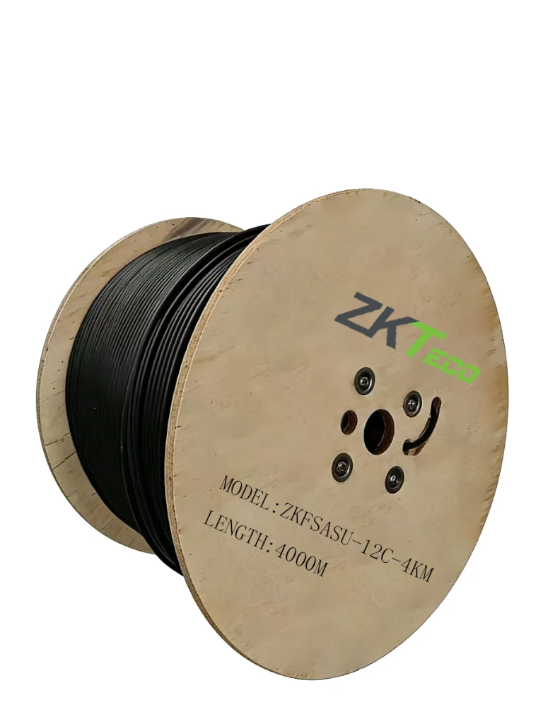 Imagen de TCE - ZKFSASU-12C-4KM - Fibra Óptica Aérea Mini ADSS (ASU) G.652D, Monomodo de 12 Hilos, Exterior, Span 80, Loose Tube  (Precio por carrete)