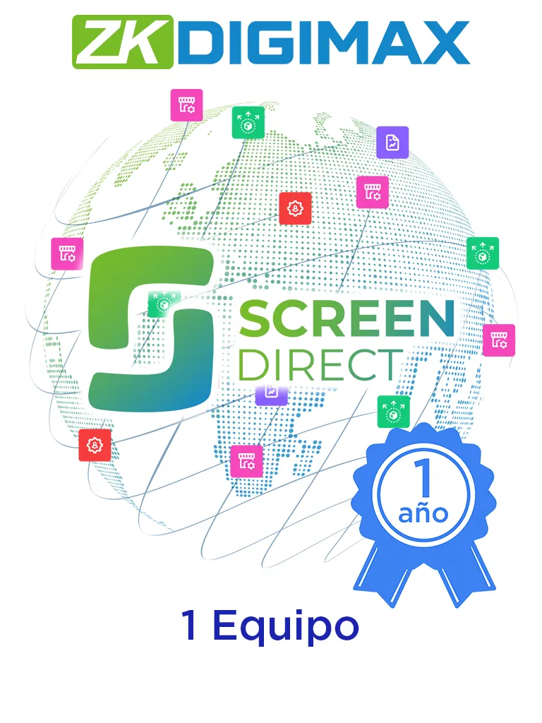 Imagen de DIGIMAX SDSTARTER1Y - Suscripción Anual Plataforma de Gestión de Contenido para Señalización Digital /  Para 1 pantalla