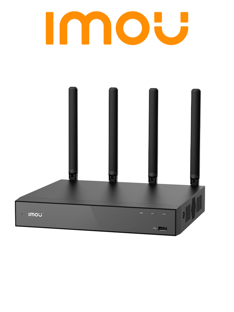 Imagen de NVR-N110W-8A0E 10 Channels Access | Built-in Mic & Speaker | Imou Cameras Auto-Pair | APP Control | Supports Dual-Band Wi-Fi 6 | HDD 16TB | 90 Mbps