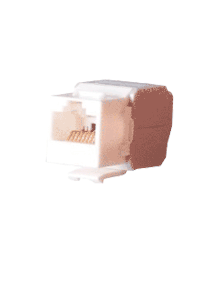 Imagen de SBE TECH SBE-JACKC6AS-WT Modulo jack keystone RJ45 / 8 Hilos / CAT 6A / Color blanco
