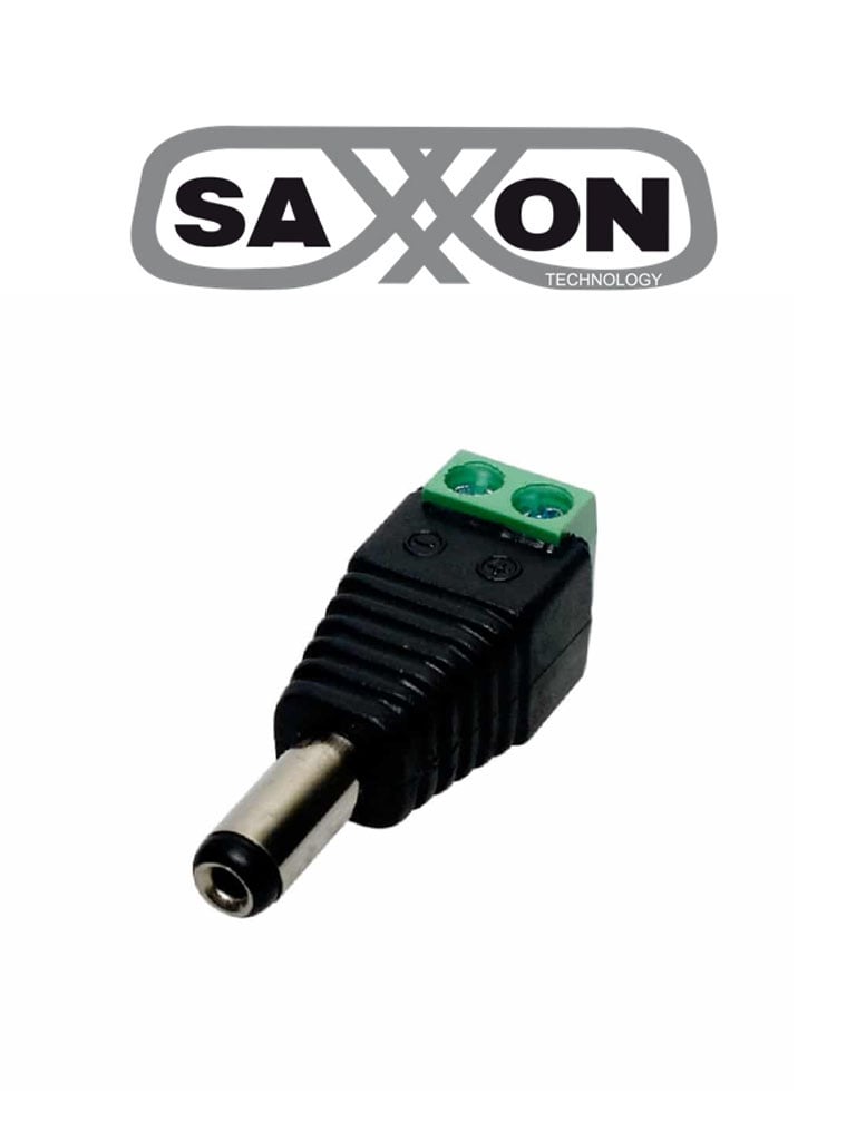 Imagen de SAXXON PSUBR12B - Bolsa de 10 conectores macho / Para fuente de poder / Bloque para atornillar positivo y negativo