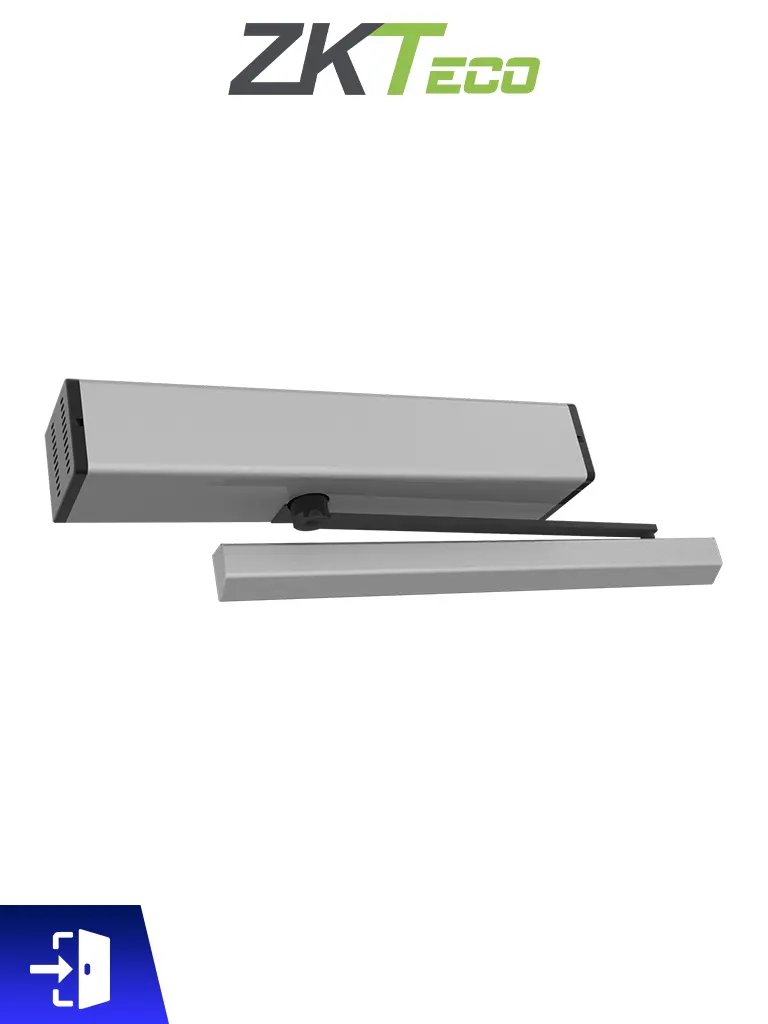 Imagen de ZKTECO ZK-SHD190-T2 – Automatizador Superior para Puerta Abatible hasta 135 kg, Apertura Inteligente, Velocidad Ajustable y 1 Millón de Ciclos