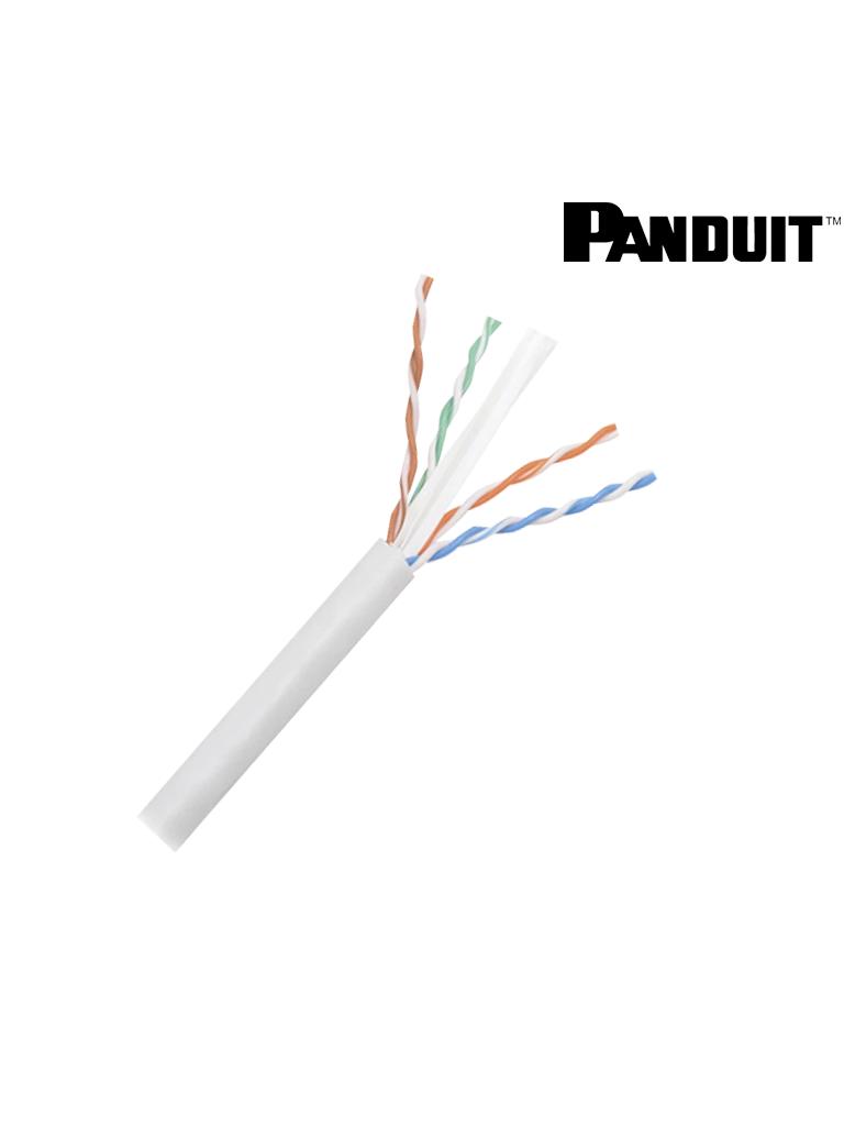 PANDUIT NUC6C04IGFE - CABLE CAT6 100% COBRE/ NETKEY/CAJA DE 305 METROS/COLOR GRIS/ 4 PARES/ 24 AWG /