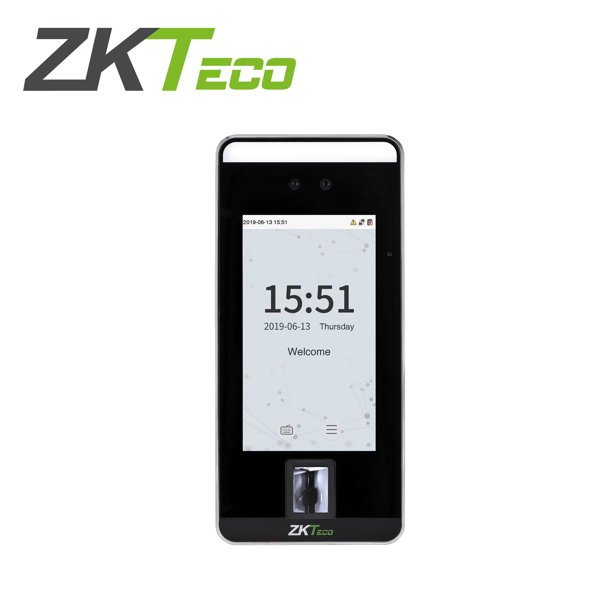 CONTROL DE ACCESO ZKTECO MODELO SPEEDFACE V5L / RECONOCIMIENTO FACIAL / ID Y HUELLAS / ACCESO AVANZADO / ASISTENCIA BASICO / PANTALLA 5 PULGADAS / 10,000 ROSTROS / 10,000 HUELLAS / 10,000 TARJETAS / 200,000 EVENTOS