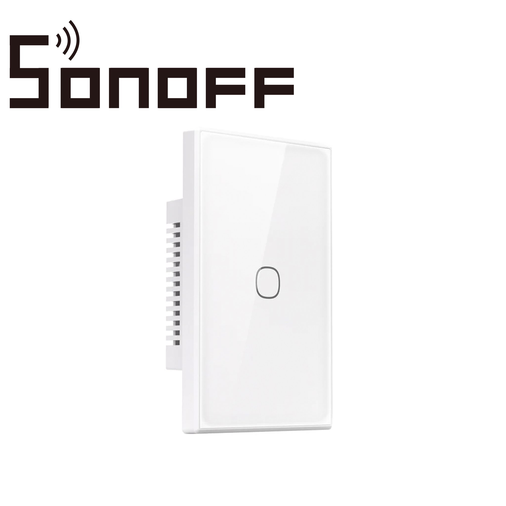 APAGADOR DE PARED TOUCH TX GEN2 SONOFF T6-1C-120M / 1CH ON/OFF INALAMBRICO / WIFI 2.4GHZ / COLOR BLANCO / MATTER COMPATIBLE APPLE HOME/ALEXA/GOOGLE HOME/SMARTTHINGS/IFTT / APP IOS Y ANDROID / HASTA 10AMP POR CANAL