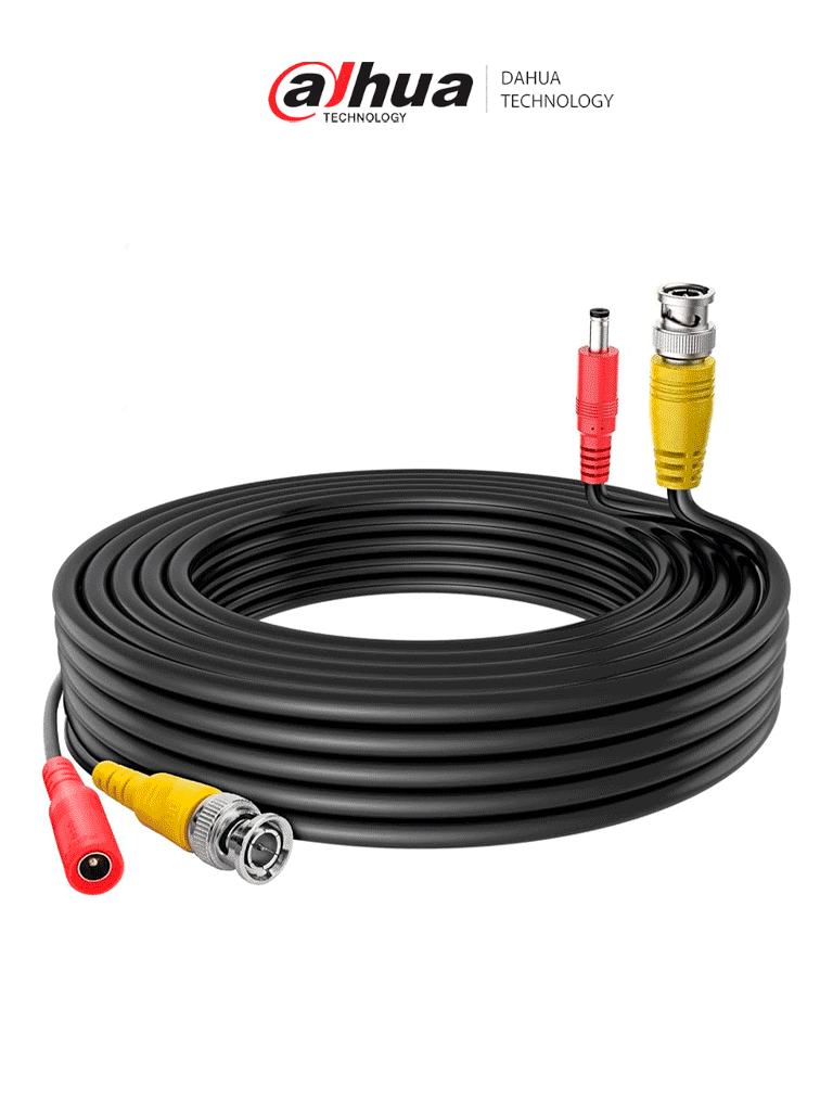 Imagen de DAHUA DH-PFM942I-10-5 - Cable de 10 Metros Armado para Video y Energía/ Para Camaras Hasta 4k/ con Conectores BNC y de Energía/ Uso Exterior e Interior/ Cobre de Alta Pureza/ Soporta: AHD/CVI/TVI/CVBS/