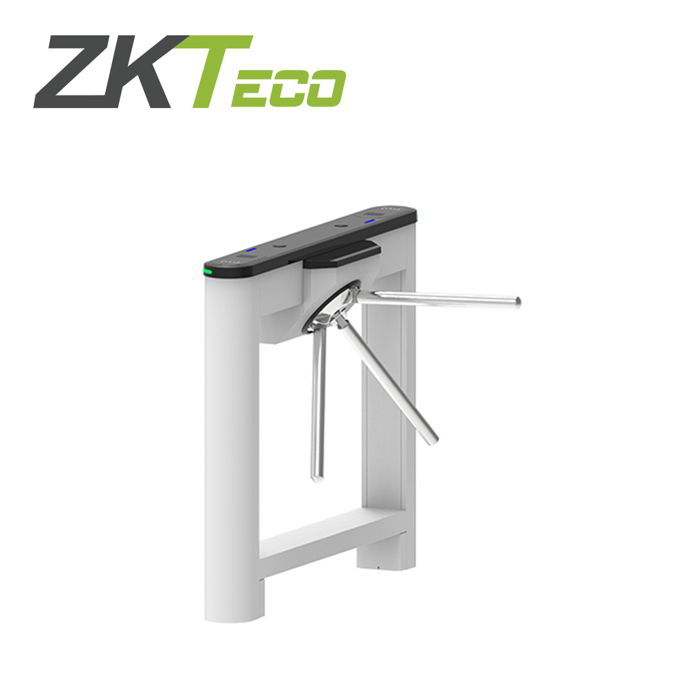 TORNIQUETE TRIPODE TIPO PUENTE ZKTECO SATURN-T1000 / BIDIRECCIONAL / SISTEMA DE CAIDA DE BRAZO EN AUSENCIA DE ENERGIA / PREPARADO PARA RECIBIR LECTORES DE TARJETAS O LECTORES DE CODIGO QR / 25 INGRESOS POR MINUTO / COMPATIBLE CON CONTROLES DE ACCESO ZKTECO