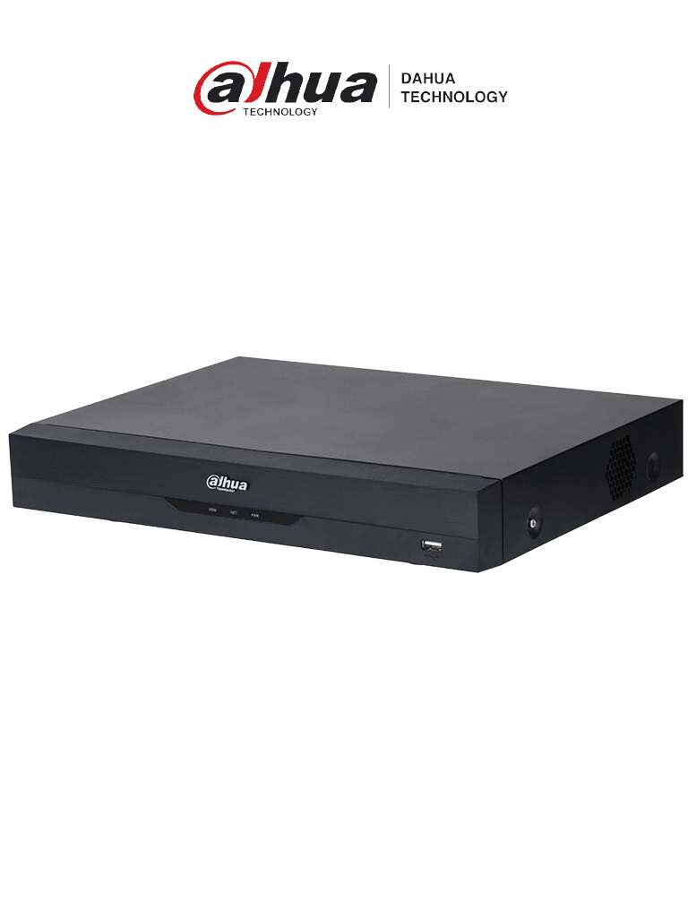 Imagen de DAHUA XVR5108HE-4KL-I3 - DVR 8 canales 4K con tecnología WizSense y compresión H.265+. Admite 8 canales HDCVI + 8 IP, reconocimiento facial en 2 canales, SMD Plus, protección perimetral, 1 SATA de hasta 16 TB, 8 entradas y 3 salidas de alarma.