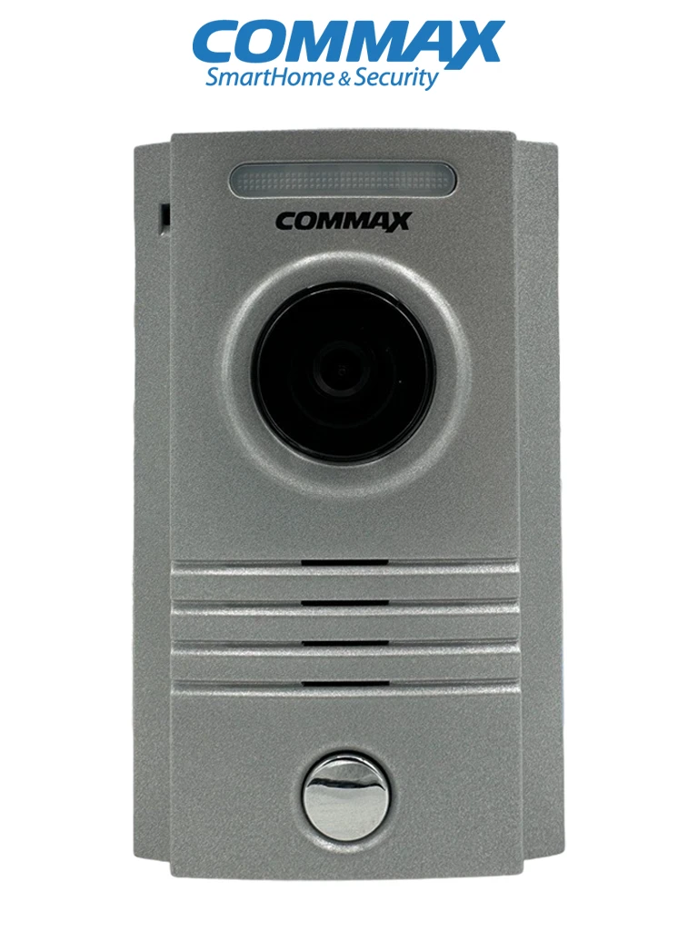 Imagen de COMMAX DRC40K - Frente de Calle de Aluminio para Interior/Exterior, Compatible con Monitores de 4 Hilos (hasta 2 Monitores) con Ajuste Vertical de Cámara