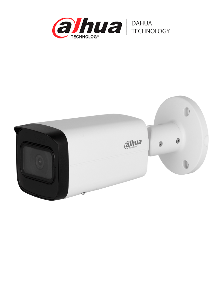 Imagen de DAHUA DH-IPC-HFW2841T-AS Cámara IP Bullet 4k/ 8 Megapixeles/ Lente de 3.6 mm/ WizSense/ H.265+/ WDR Real/ 104°/ IR 80 Mts/ IP67/ E&S de Alarma/ Ranura MicroSD/ PoE/ SMD Plus.