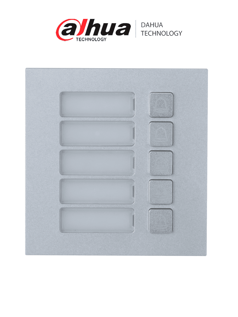 Imagen de DAHUA DHI-VTO4202F-MB5 - Modulo de 5 botones para frente de calle departamental