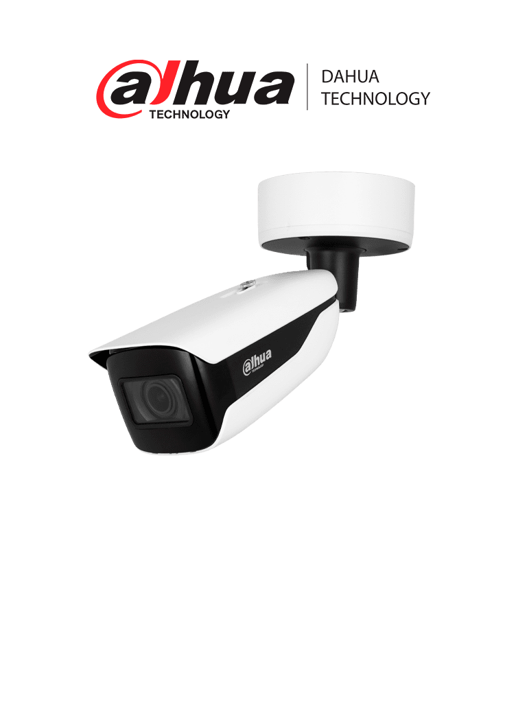 Imagen de DAHUA IPC-HFW7842H-Z-X  Cámara IP Bullet WizMind 8 MP/ LED IR 60m/Salidas máx.8 MP (3840 × 2160) a 50/60 fps/ Reconocimiento facial/ ANPR/ PPE/ Conteo de personas/ Metadatos/ Parking Space/ E&S de Alarma/Audio/Ranura MicroSD/ PoE+/ePoE/IP67/IK10