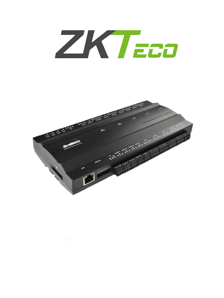 Imagen de ZKTECO INBIO460 - Control de Acceso para 4 Puertas / 4 Lectoras / 3000 Huellas / 100000 Registros