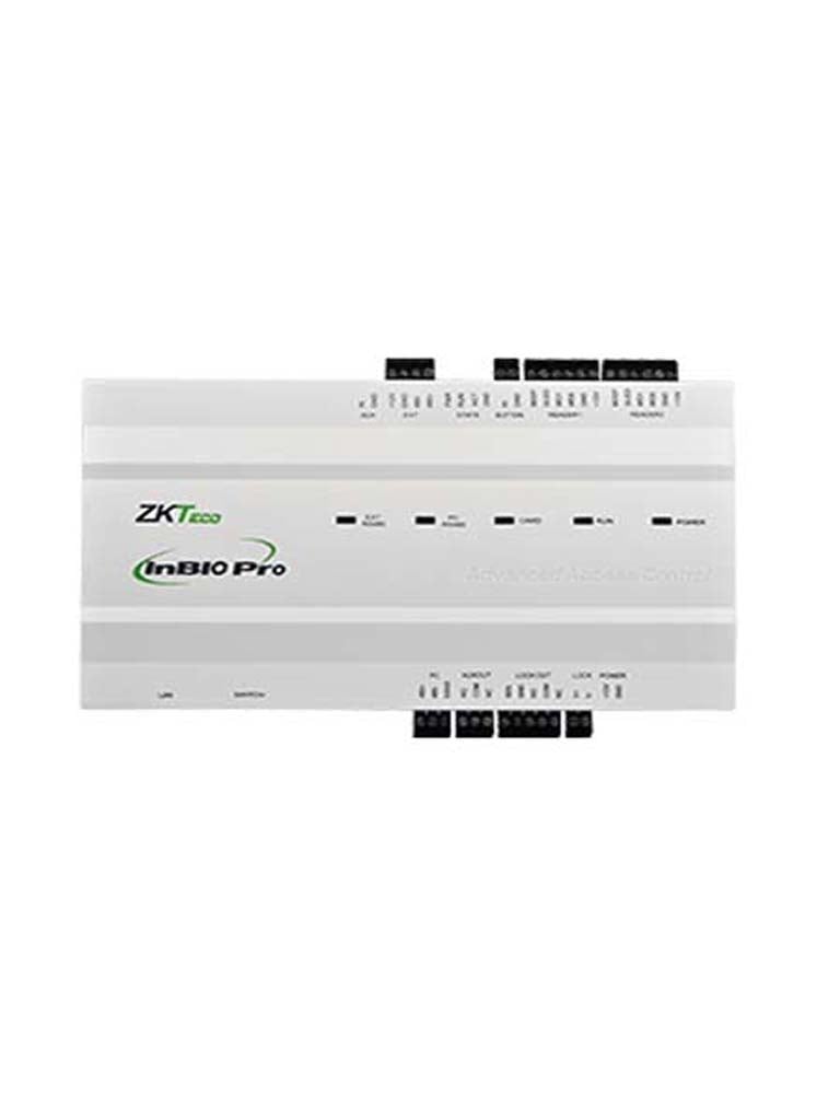 Imagen de ZKTECO INBIO160PRO - Panel para Control de Acceso de 1 puerta La serie InBio Pro ofrece verificación de huellas y control de acceso avanzado, gestionado por TCP/IP, ideal para CVSecurity