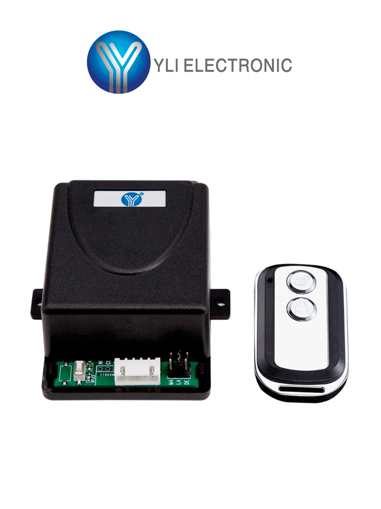 Imagen de YLI WBK400112 - Modulo con relay normalmente abierto y cerrado con control remoto para apertura de puerta soporta hasta 30 controles / Alimentación a 12VDC