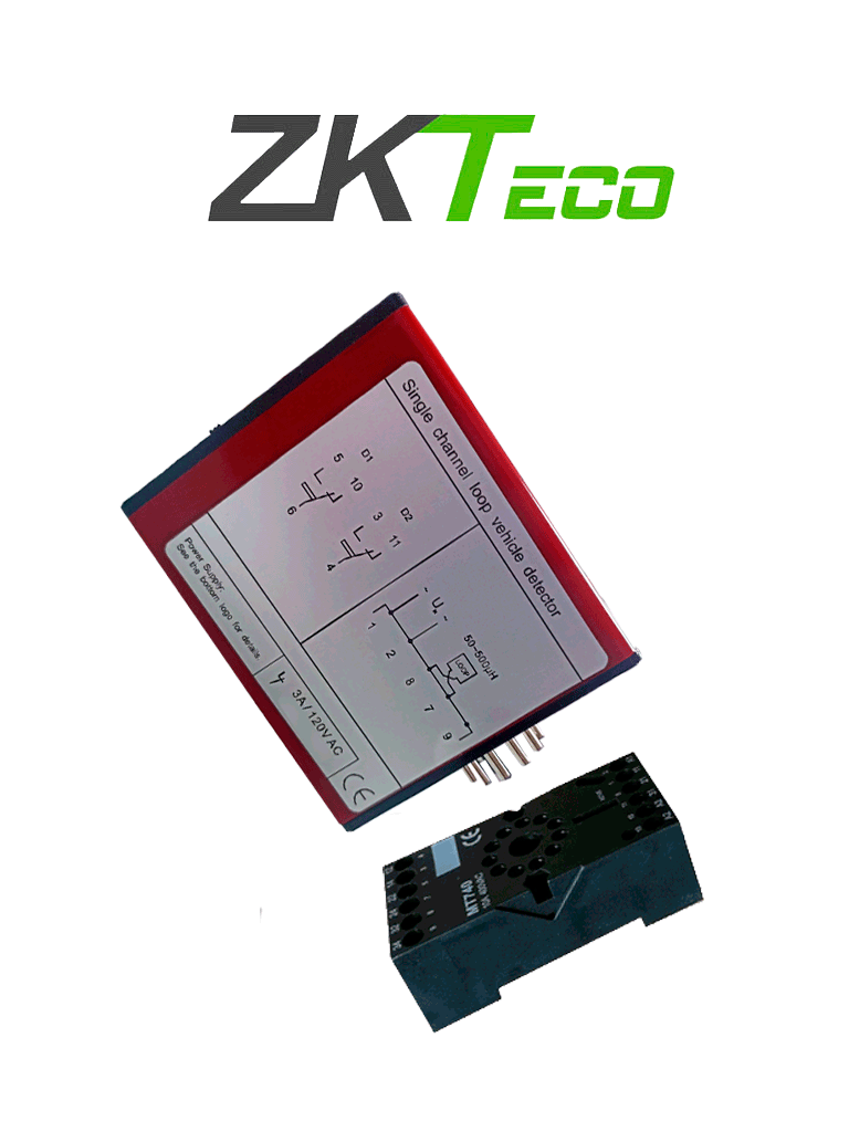 Imagen de ZKTECO PSA02-B- Sensor de Masa para Control de Acceso Vehicular  / 110 VAC / 3A  / Un Canal / Nivel de Sensibilidad Ajustable  / Para Tráfico Pesado / Compatible con Barreras Wejoin / ZKTeco y Otras Marcas