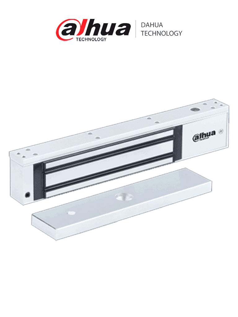 Imagen de DAHUA ASF500A - Cerradura Magnética de 500 KG/ Uso Rudo/ Uso Interior/ Carcasa de aluminio con material de aleación de alta resistencia/ Voltaje Dual de 12 o 24 VDC/