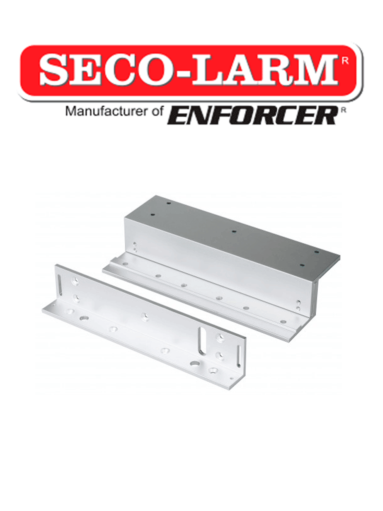 Imagen de Seco-Larm E941S600/ZQ - Soporte en "Z" y en "L" para cerraduras electromagnéticas de la serie 600 lb/ 280 kg (interior)