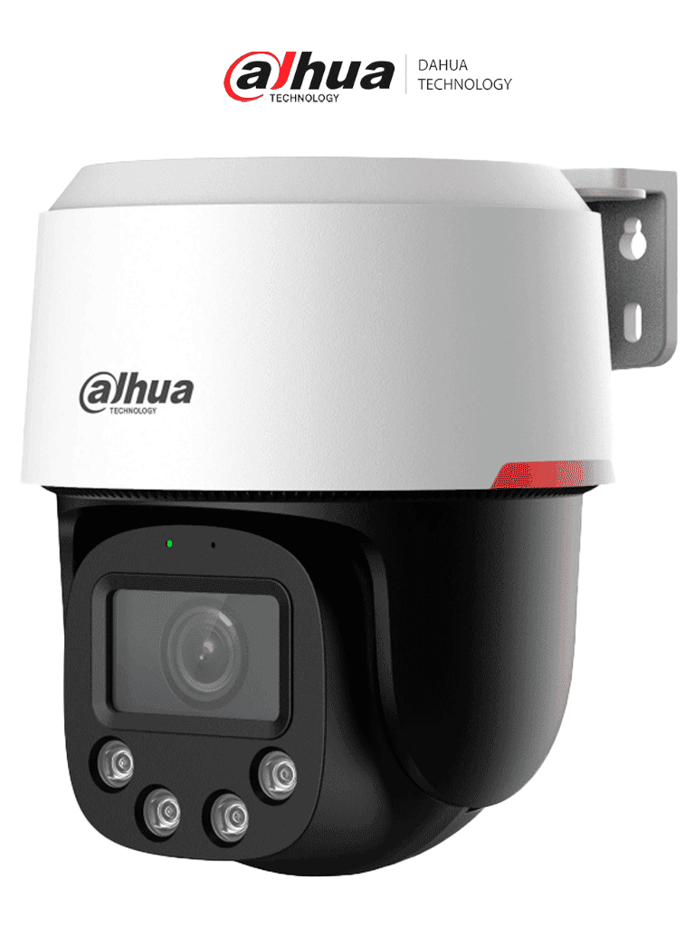 Imagen de DAHUA DH-SD2C400NA-B-PV-0400-S2-PRO Cámara IP PT  de 4MP ofrece visión WizColor/ SMD3.0/ Protección perimetral/ audio bidireccional, detección de humanos, ranura MicroSD, IP66 y PoE