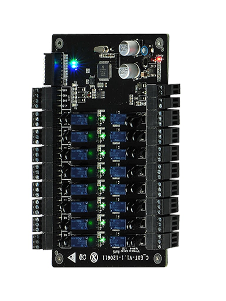 Imagen de ZKTECO EX16 - Lector Esclavo para Panel de Control de Elevadores / 16 Pisos Adicionales / Compatible con panel EC10 ZKTECO / Conexion  RS485 / No incluye fuente