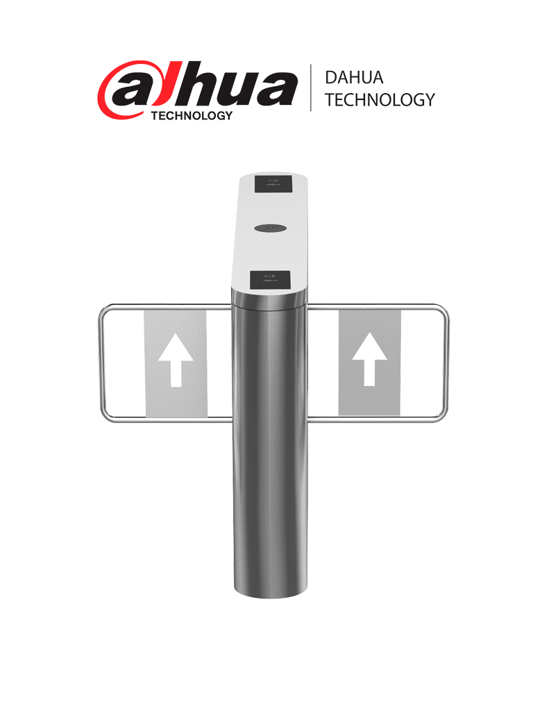 Imagen de Dahua DHI-ASGB622K-D Swing Barrier/ Anticolision/ Alarma y Luz ajustable/ Ajuste de Volocidad de Desbloqueo/ 5 Millones/ Acero Inozidable/ 20-60 Personas/Minuto/ Interior-Exterior(Protegido)/ IR 12 Pares/ Compatible con controles de acceso de terceros