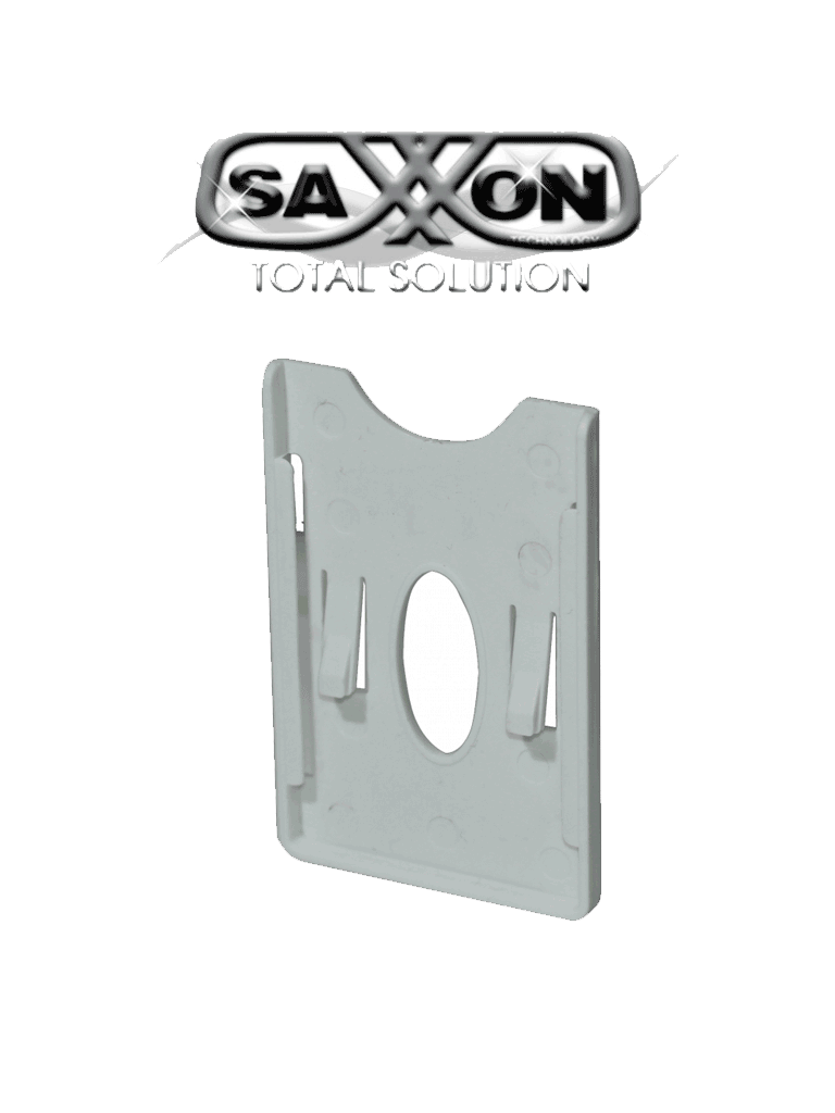 Imagen de SAXXON ASRCH - Porta Tarjeta de Plástico con Adhesivo 3M / Compatible con Tarjetas o TAG SAXXON de PVC