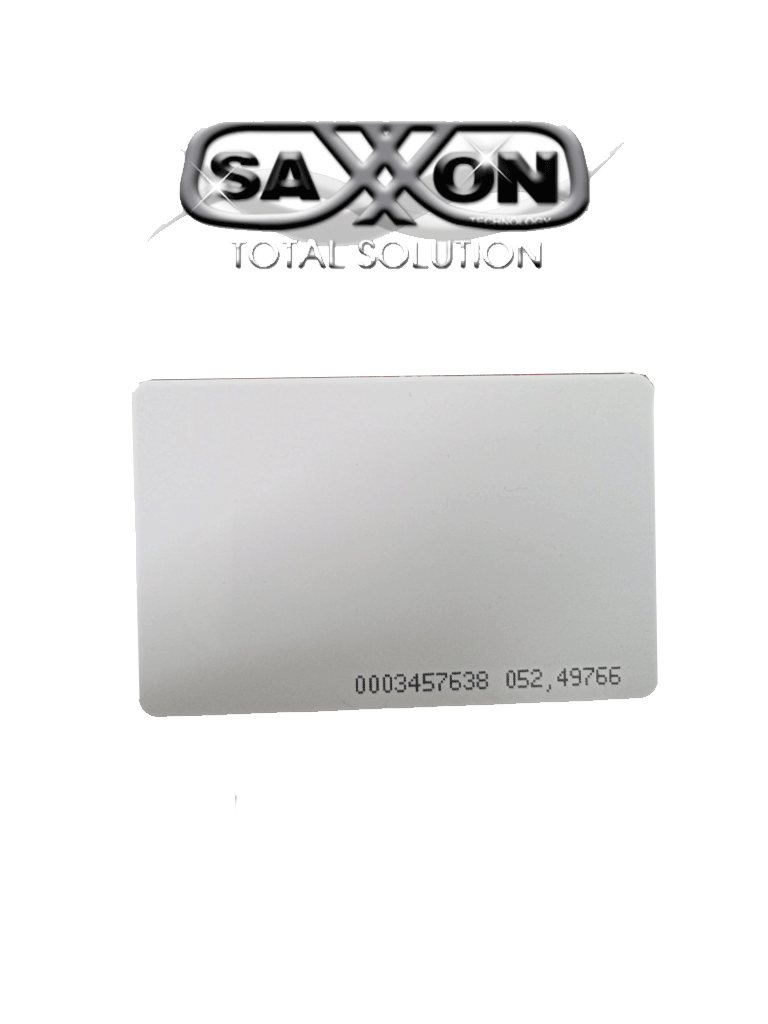 Imagen de SAXXON SAXDUAL03 - TAG De PVC Con Tecnología Dual / UHF / ID / Compatible con Lectoras SAXR2656 & SAXR2657 y de Lectoras de Proximidad 125 khz / EPC GEN2 / Folio Impreso / Imprimibles Compatibles con Controles de Acceso